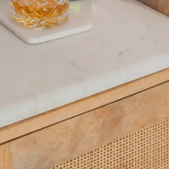 Gordon Bar Cabinet Natural - Linon image {13}