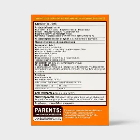 Ultra Concentrated Flu Treatment Liquicaps - 48ct - up&up&trade; image {2}