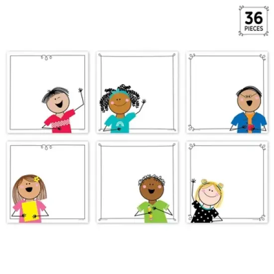 Creative Teaching Press&reg; Stick Kids 6" Designer Cut-Outs, Pack of 36 image {1}