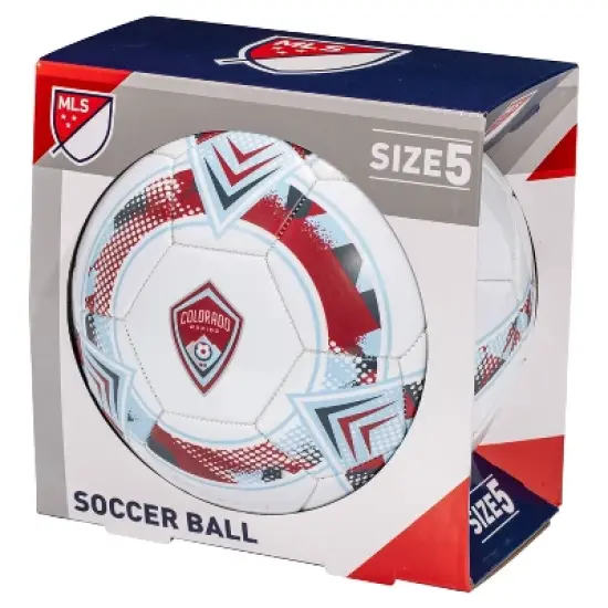 MLS Colorado Rapids Size 5 Soccer Ball: Rubber Bladder, image {8}