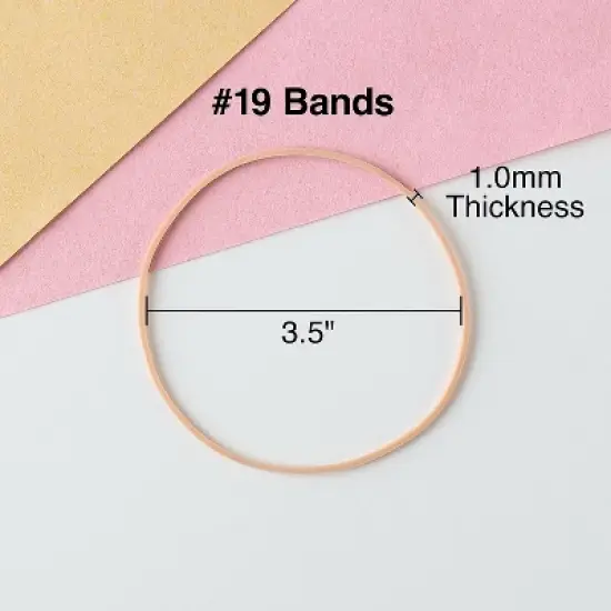 Staples Economy Rubber Bands Size #19 1 lb. 808592 image {1}