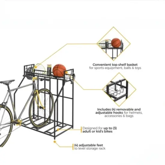 MOEPISY Freestanding Bike Rack image {1}