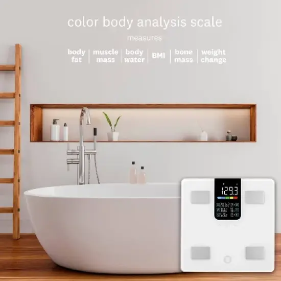 Weight Watchers Color Display Body Analysis Scale image {5}
