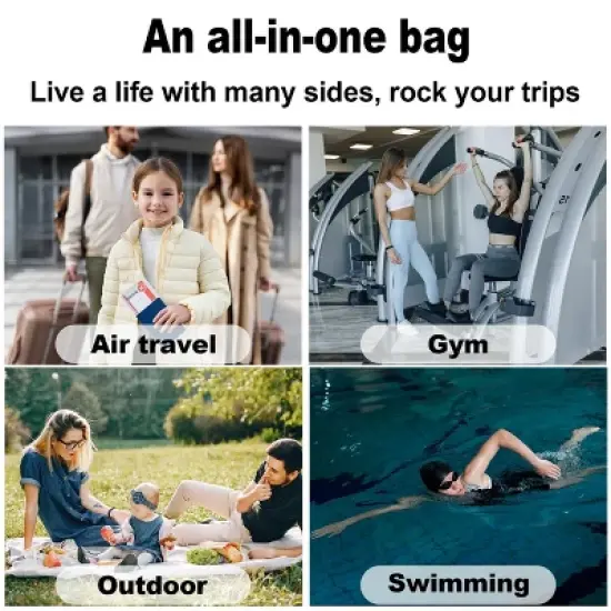 Itopfox Large Diaper Tote Bag with Laptop Compartment, Insulated Pockets, Multiple Storage for Baby Essentials, Travel Friendly image {6}