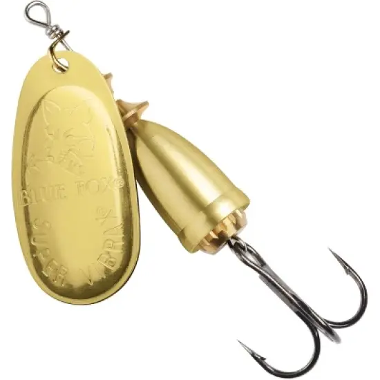 Blue Fox Classic Vibrax 6 Fishing Lure - Gold image {1}