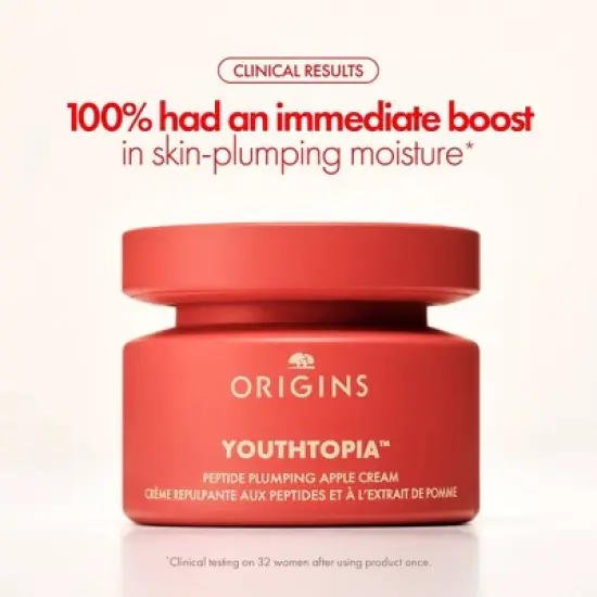 Origins Youthtopia Peptide Plumping Apple Face Cream Moisturizer - 1.69 oz - Ulta Beauty image {3}