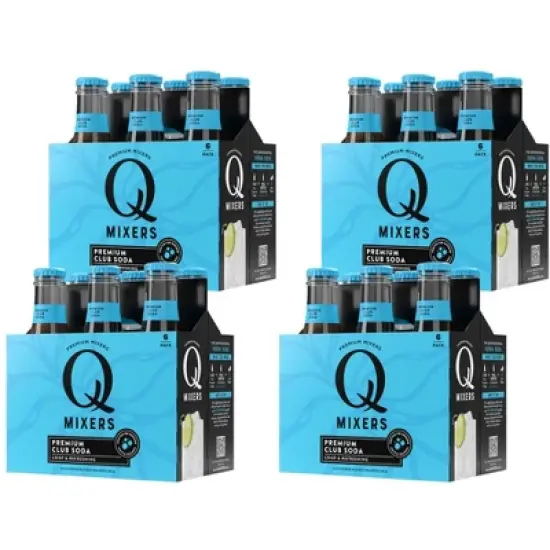 Q Mixers Club Soda - Case of 4/6/6.7 fz image {5}