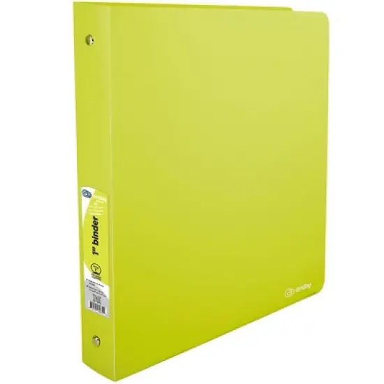 Enday 1" Flexible 3-Ring Binder With Pocket image {9}