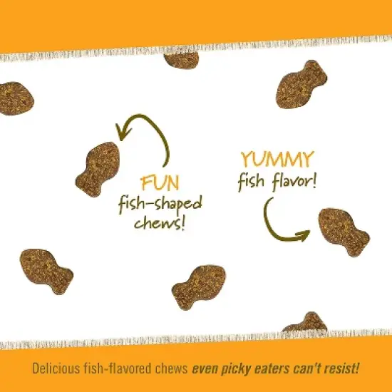 Pet Naturals Hip and Joint Chew for Cats, Fish Flavor,30 count image {2}