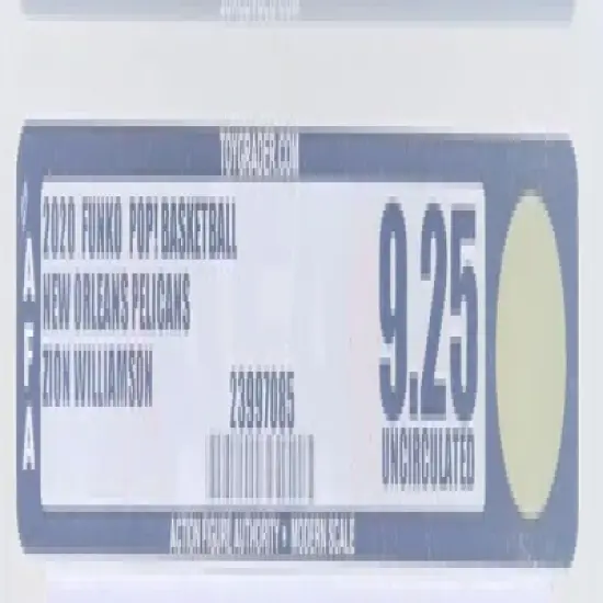 Funko POP New Orleans Pelicans NBA | Zion Williamson | Graded AFA 9.25 image {2}