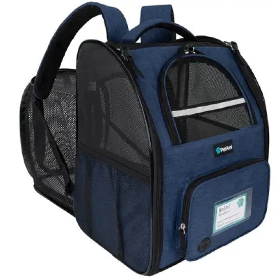 PetAmi Expandable Pet Backpack Carrier for Dog Cat, Airline Approved Travel Hiking Carrying Small Medium Puppy Kitten Extended Back Pack image {10}