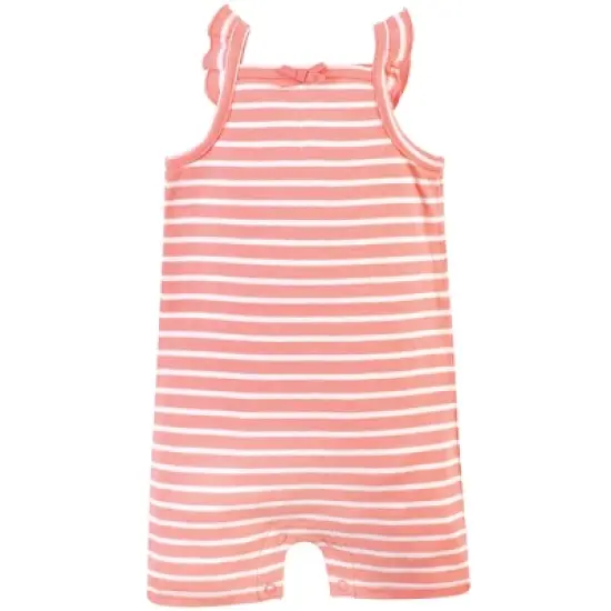 Touched by Nature Baby Girl Organic Cotton Rompers 3pk, Leopard image {2}