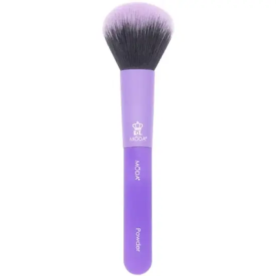 MODA Brush Totally Electric Complete Face  6pc Travel Sized Makeup Brush Flip Kit, Includes Powder, Complexion, and Highlighter Makeup Brushes image {5}