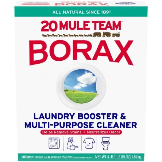 Mule Team Borax All Natural Detergent Booster & Multi-Purpose Household Cleaner - 65oz image {9}