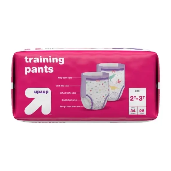 Girls' Training Pants - up & up&trade; - (Select Size and Count) image {3}