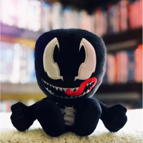 Bleacher Creatures Marvel Venom 8" Kuricha Sitting Plush image {4}