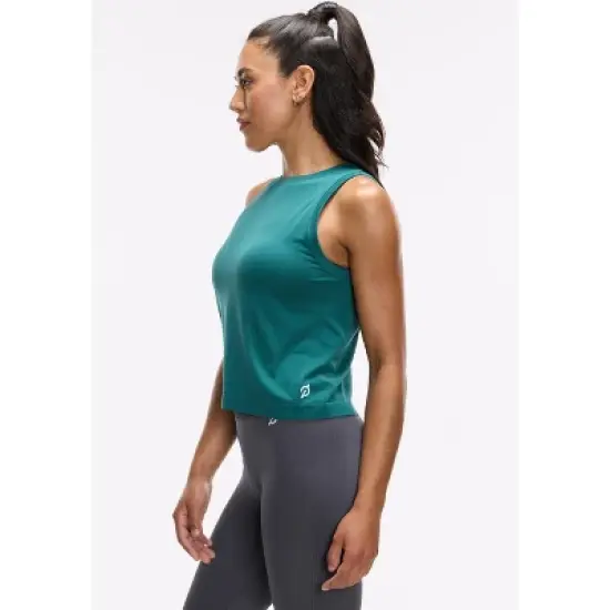 Peloton Women's Seamless Muscle Tank, Teal image {1}