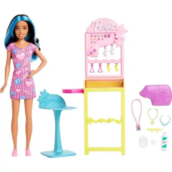 Barbie Skipper Doll and Ear-Piercer Set with Piercing Tool and Accessories First Jobs image {3}