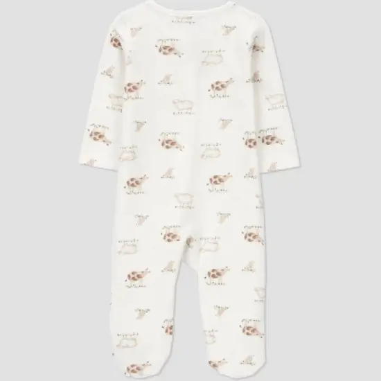 Carter's Just One You&reg; Baby Farm Animals Sleep N' Play - Cream image {1}
