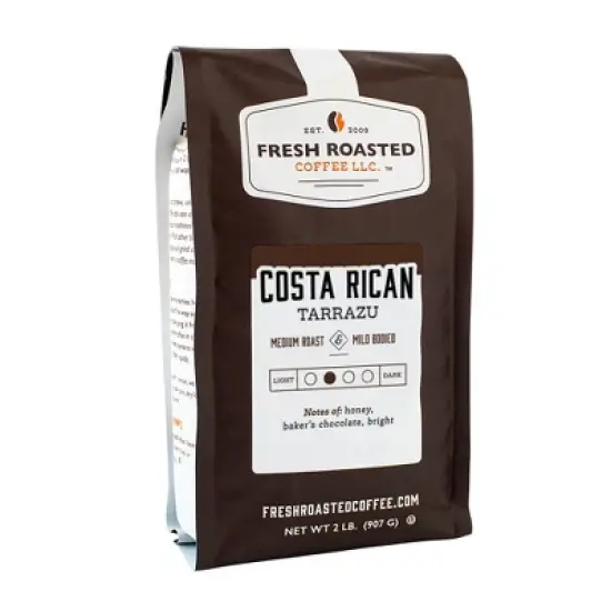 Fresh Roasted Coffee, Costa Rican Tarrazu Coffee, Whole Bean image {4}