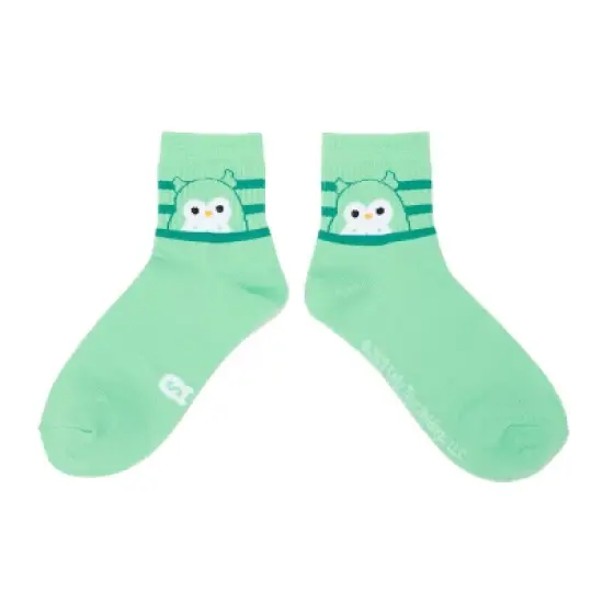 Squishmallows Peekaboo Character Designs Adult 3-Pair Athletic Quarter Crew Socks image {2}