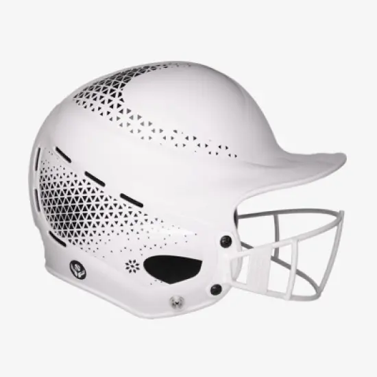 RIP-IT Vision Classic Batting Helmet - White/Black S/M image {1}