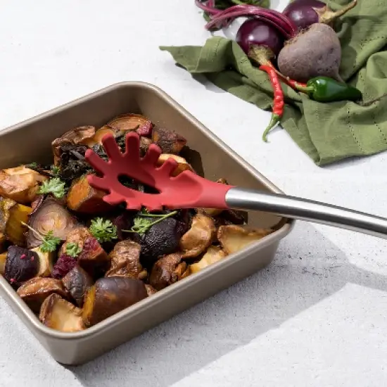 Cuisipro 9.5 x 2-Inch Square Steel Nonstick Baking and Cake Pan image {3}