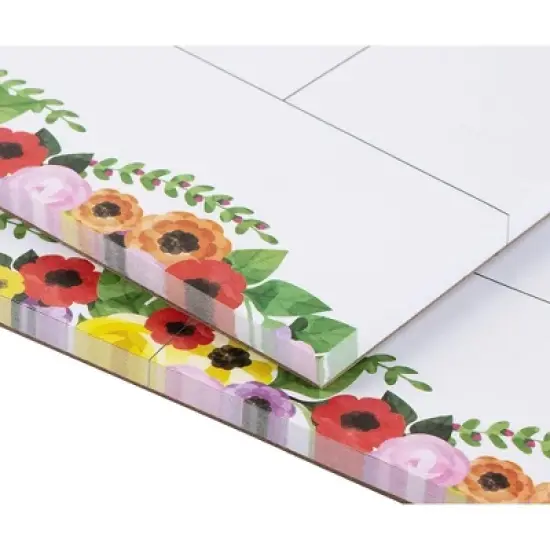Paper Junkie Weekly Planner Pads - Pack of 2, Perfect for to Do Lists, Appointments, 52 Sheets Each, Floral Designs, 8 x 10 inches image {3}