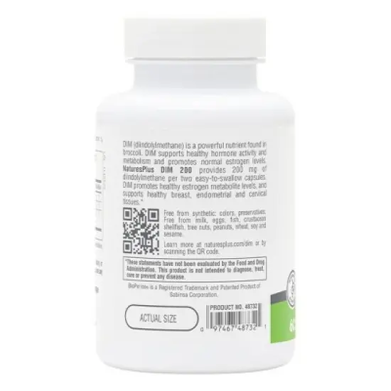 Pro DIM 200mg by Nature's Plus  -  60 Capsule image {2}