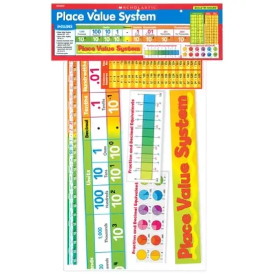 Scholastic Teaching Solutions Place Value System Bulletin Board Set image {1}