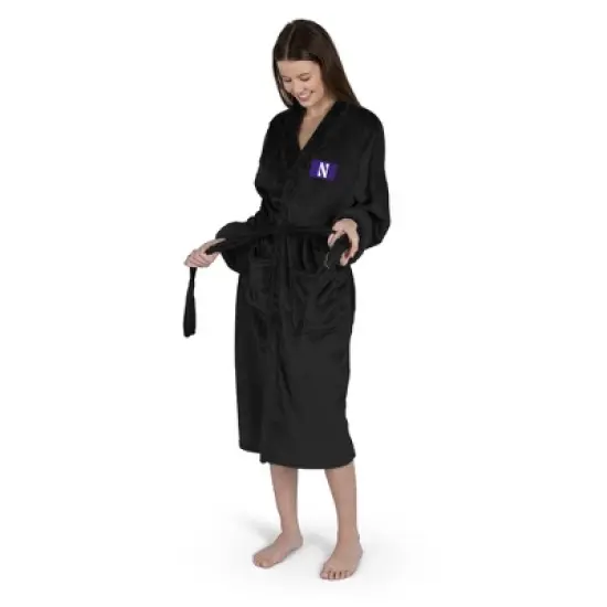 NCAA Northwestern Wildcats Silk Touch Robe Small/Medium image {1}