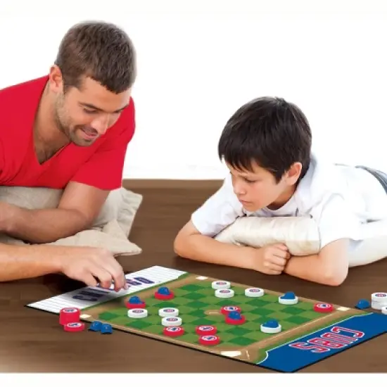 MasterPieces Officially licensed MLB Chicago Cubs Checkers Board Game for Families and Kids ages 6 and Up image {4}