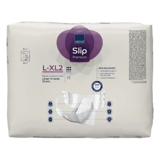 Abena Slip Flexi Fit Adult Incontinence Brief XL Heavy Absorbency Breathable, 1000020864, 22 Ct image {4}