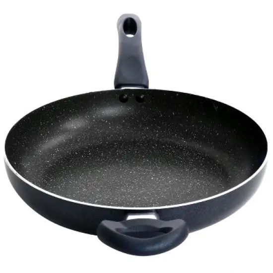Oster Anetta 3.5 Quart Nonstick Saute Pan with Lid in Navy Blue image {3}