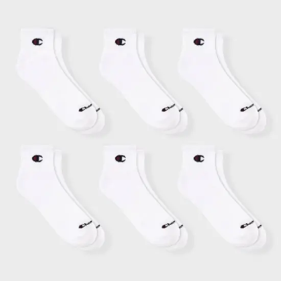 Champion Women's 6pk Quarter Crew Socks image {6}