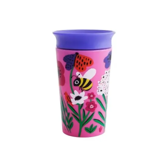 Munchkin Miracle 360&deg; Wild Love Sippy Cup - 2pk - 9oz Total Lemur/Bee image {4}