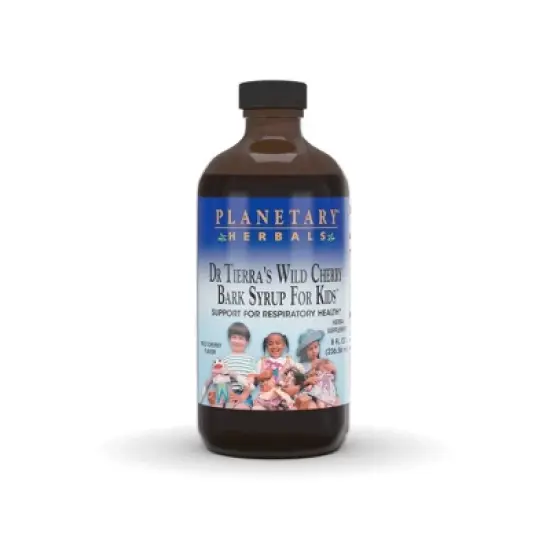 Dr Tierra'S Wild Cherry Bark Syrup For Kids by Planetary Herbals  -  8 oz Liquid image {3}
