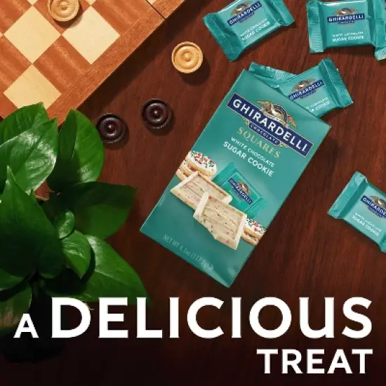 Ghirardelli White Chocolate Candy Sugar Cookie SQUARES - 4.1oz image {5}