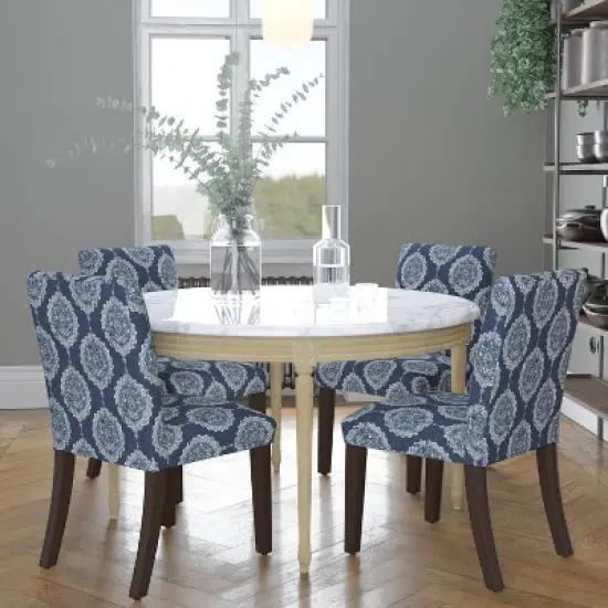 Hendrix Dining Chair in Damask - Skyline Furniture image {7}