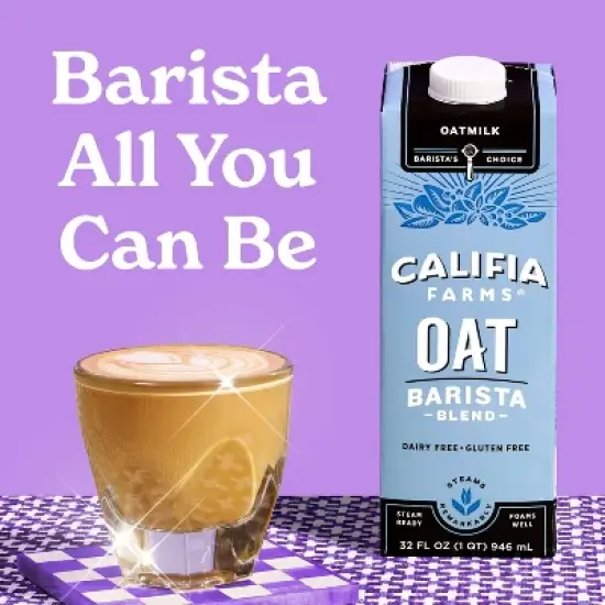 Califia Farms Oat Barista Blend Oat Milk - 1qt image {2}
