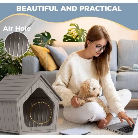 Decksplore Cat Bed for Outdoor Indoor Weatherproof Cat Shelters for Small Outdoor Shelter image {6}