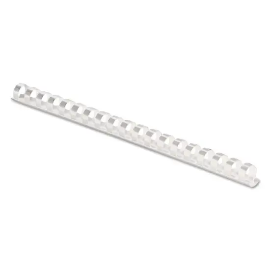 Fellowes Plastic Comb Bindings 3/8" Diameter 55 Sheet Capacity White 100 Combs/Pack 52371 image {6}