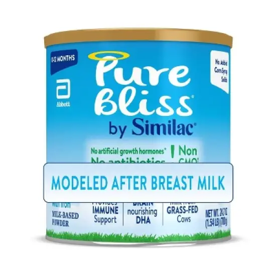 Similac Pure Bliss Non-GMO Powder Infant Formula - 24.7oz image {2}