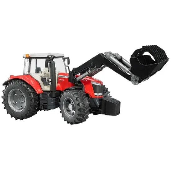 Bruder Massey Ferguson 7600 with Frontloader image {3}
