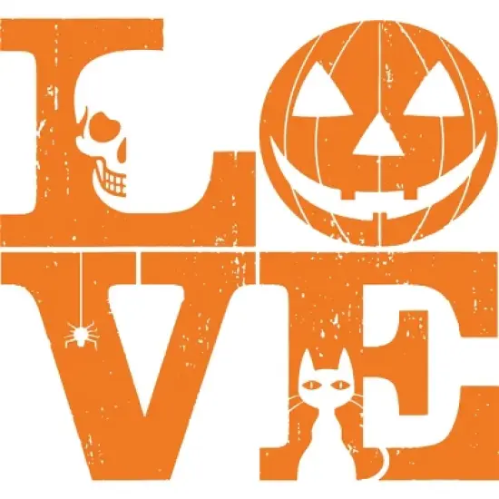 Women's Design By Humans Halloween Love Night Creepy Cute Fun By RedBirdLS Racerback Tank Top image {1}