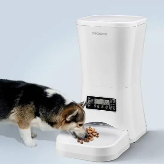 Dogness Automated Pet Feeder 9 Liter - White image {5}