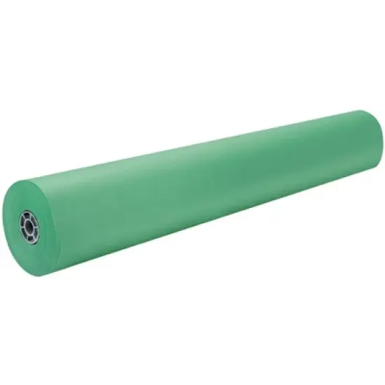 Rainbow Kraft Duo-Finish Kraft Paper Roll, 40 lb, 36 Inches x 1000 Feet, Brite Green image {1}