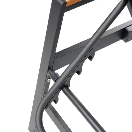 GDFStudio Edan Outdoor Aluminum and Mesh Chaise Lounge, Black image {8}