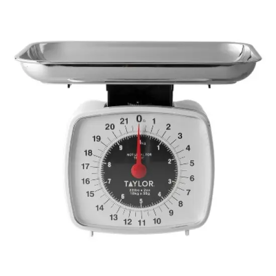 Taylor&reg; Precision Products Kitchen & Food Scale, 22 lbs in White image {1}