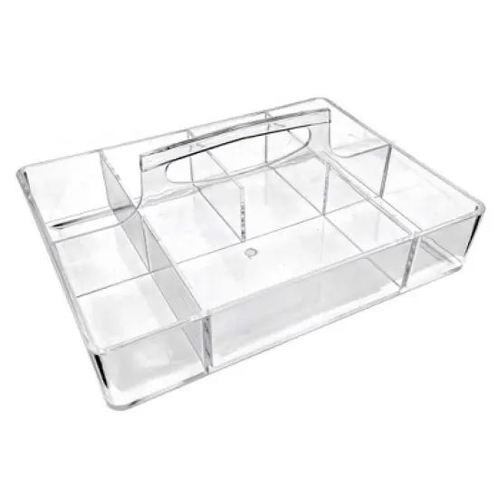 OnDisplay Deluxe Acrylic Rectangle Cosmetic/Jewelry Organization Tray image {3}